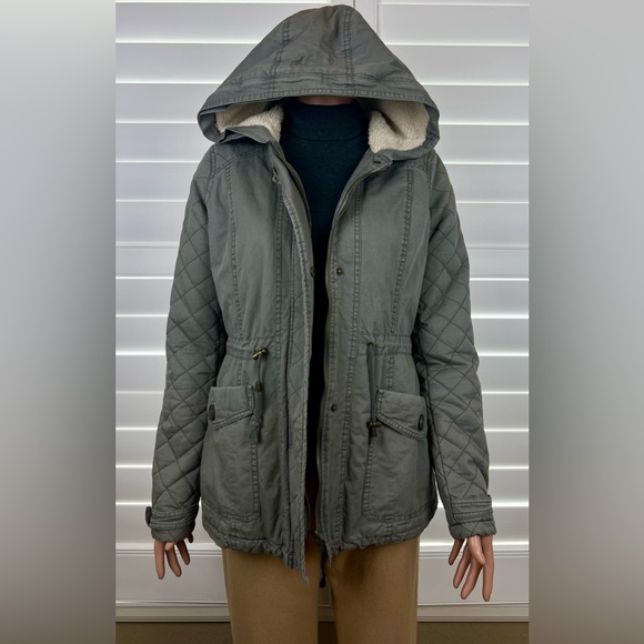 Sage Utility Coat/Jacket Sz M, by Thread & Supply - Picture 2 of 6